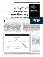 The Myth of Education Based Meritocracy