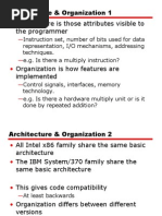 Architecture Is Those Attributes Visible To The Programmer