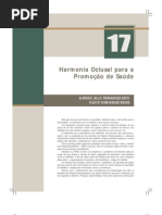 Harmonia Oclusal para Promoção Da Saúde