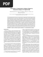 Determinacion de Capsaicinoides