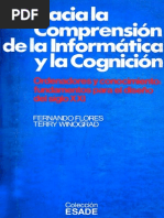 Flores Fernando - Hacia La Comprension de La Informatica Y La Cognicion