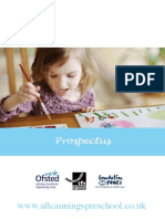 All Cannings Preschool Prospectus