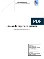 Líneas de Espera en Minería