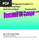 Densidad de Campo UNI 002