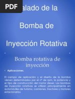 Calado de Una Bomba de Inyeccion Rotativa