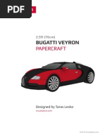 Papercraft Bugatti Veyron