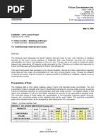 Cerro Corona Testwork Report May09.2