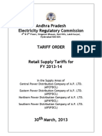 Tariff Order 2013 14