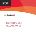 Bonita BPM 6.3.1 Release Notes