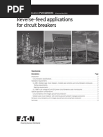 Reverse-Feed Circuit Breakers