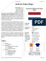 Selección de Fútbol de Los Países Bajos - Wikipedia, La Enciclopedia Libre