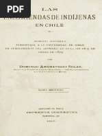 Las Encomiendas de Indigenas en Chile PDF