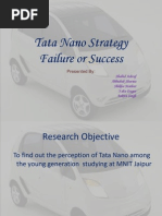 Tata Nano Strategy Failure or Success