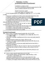 Matematica Cl.a III-A.obiective Operationale - Descriptori de Performanta