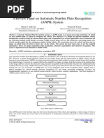 A Review Paper On Automatic Number Plate Recognition (ANPR) System