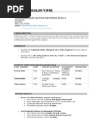 Curriculum Vitae: Mohammad Salik (B.Tech, Electrical Engg.)