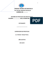 Estructura Del Informe de Practica de Ensayo