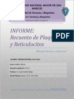 2 Informe de Analisis I Recuento de Plaquetas