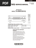 Hfe Onkyo TX-sr607 Service Manual