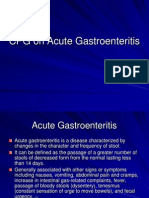 CPG On Acute Gastroenteritis