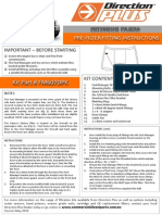 Mitsubishi Pajero Fuel Water Separator FM607DPK