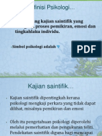 Definisi Psikologi