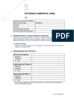 Plan de Manejo Ambiental - Contratistas (Rev 01)