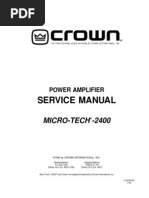 Crown Micro-Tech MT 2400 SM No-Sch