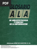 Glosario ALA de Bibliotecología y Ciencias de La Información A-B