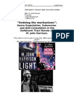 Genre Expectation, Subversion and Anti-Consolation in The Kefahuchi Tract Novels of M. John Harrison