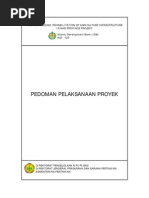 Pedoman Pelaksanaan Proyek Irigasi