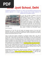 Amar Jyoti School ND Inclu Edu Matter