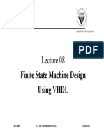 FSM Design Using VHDL