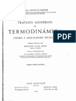 Termodinamica - Hans D. Baehr - Tratado Moderno de Termodinámica - (Primera Edición Española 1965)