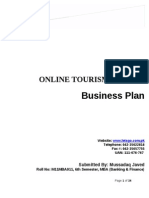 Letsgo Online Tourism Agency: Business Plan