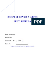 Manual de Servicio A Clientes