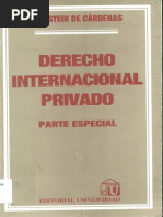 Feldstein de Cárdenas - Derecho Internacional Privado Parte Especial