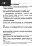 Principios de Contabilidad Generalmente Aceptados - PCGA