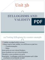 Syllogisms and Validity