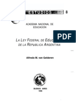 Ensayo Sobre La Ley Federal de Educación