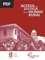 Acceso A La Justicia en El Mundo Rural