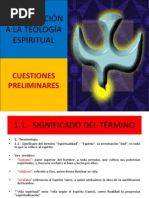 Teol. Esp. Cuestiones Preliminares