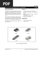 OpAmp 4580 M Data Sheet