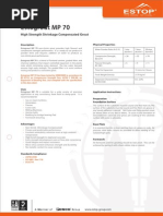 0422-06-29-34 Datasheet File Estogrout MP 70 08-07-04