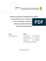 Propuesta de Mejora Del Sistema Eléctrico en Media