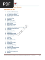 SAP IS OIL GAS Course Content: Overview of SAP ERP