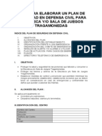 Plan de Seguridad Defensa Civil