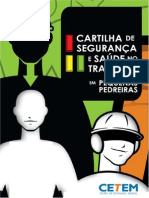 Cartilha Seg Trabalho em Pedreiras