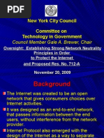 New York City Council Committee On Technology in Government