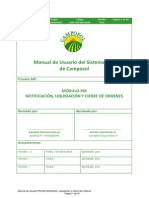 Manual de Usuario PM-049 Notificación, Liquidación y Cierre de Ordenes